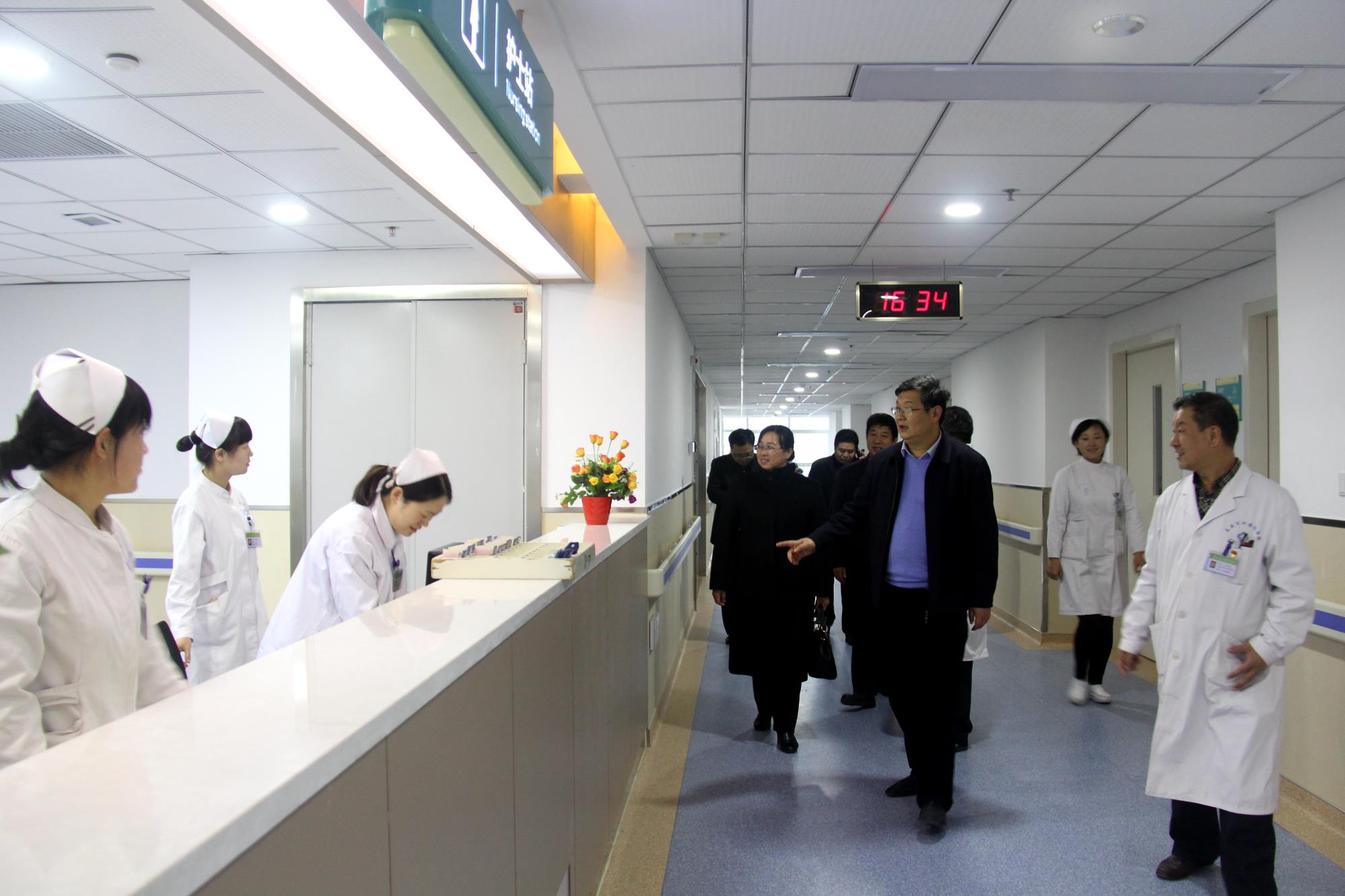 东平县第一人民医院来市肿瘤防治院参观交流